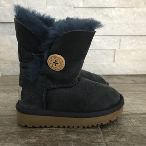 TODDLER UGG® Bailey Button II Boots - NAVY